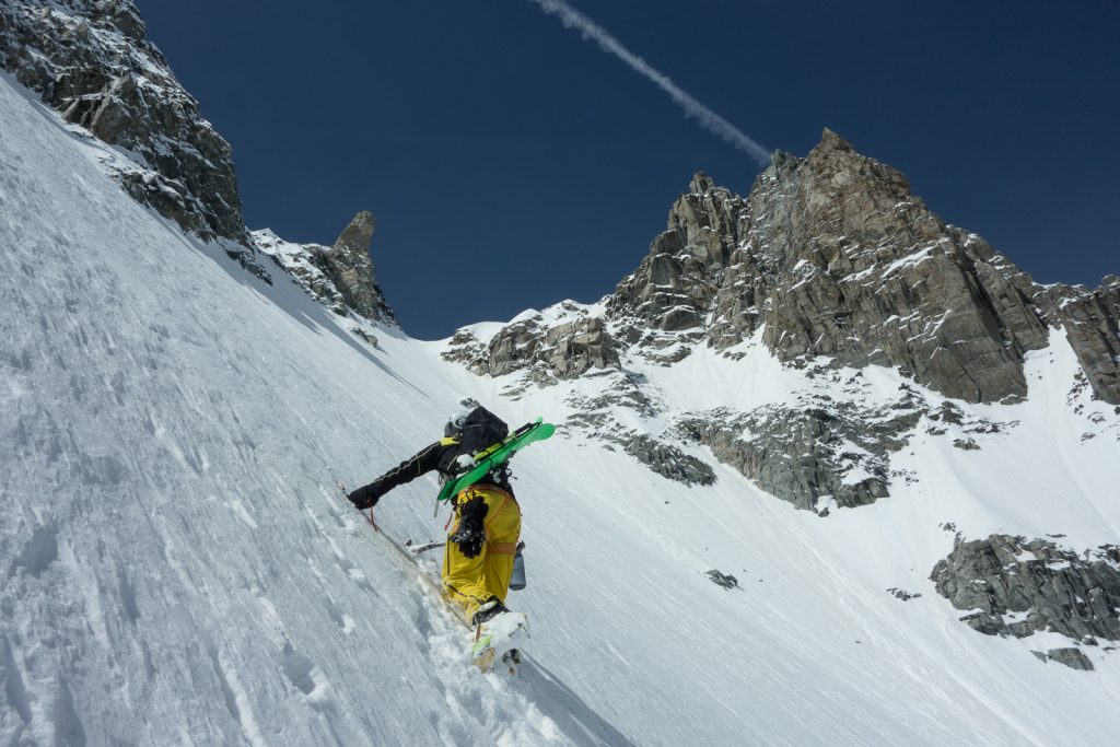 ski de pente raide entrainement