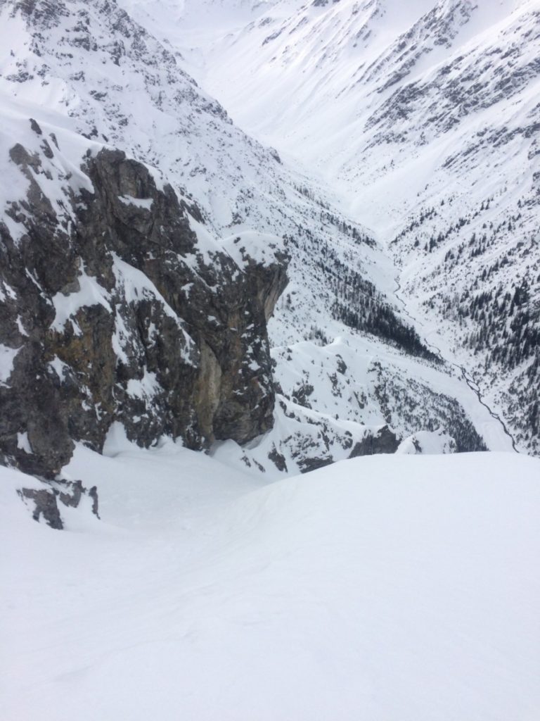 sebastien sainte marie ski pente raide suisse