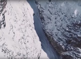 cham lines dolomites ski couloir