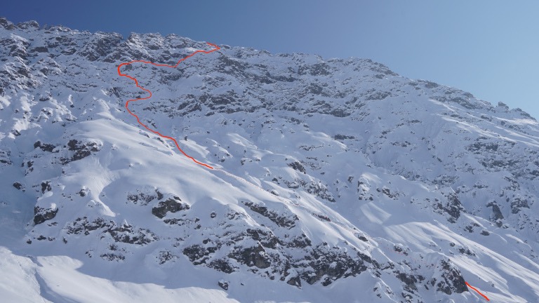 chupfenflue face nord ski