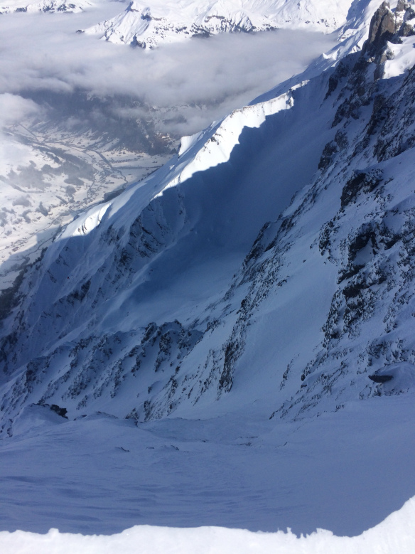 ski pente raide suisse grisons