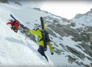 aiguille argentiere couloir barbey aurelien ducroz mathis dumas