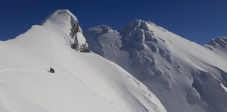 L'Etale massif des Aravis ski de pente raide